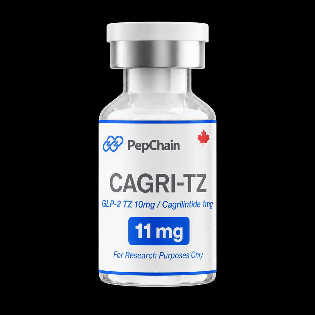 CAGRI-GLP2 TZ 11MG: CAGRILINTIDE 1MG + GLP-2 TZ 10MG (2nd photo COA)